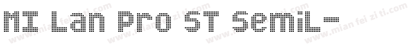 MI Lan Pro ST SemiL字体转换